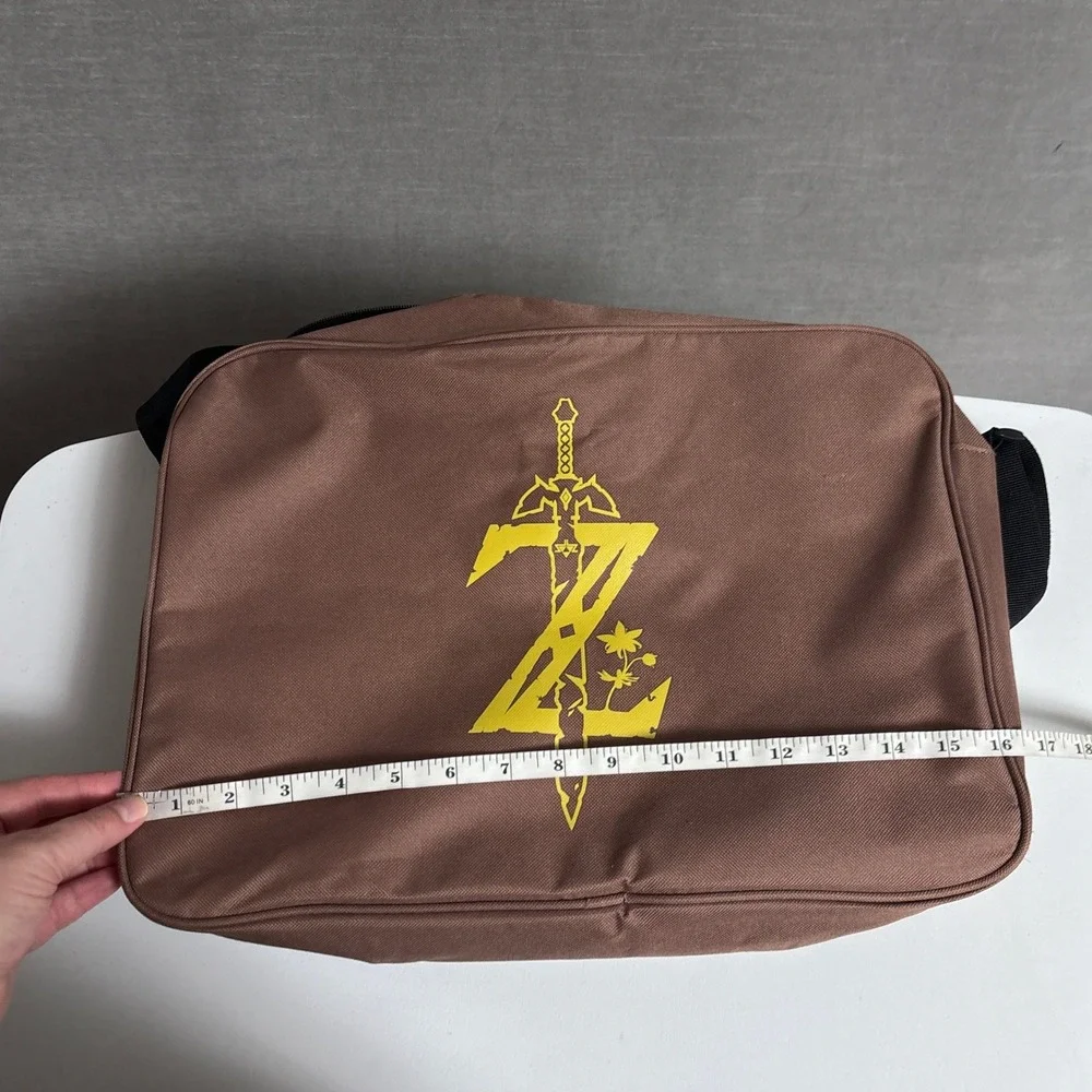 Zelda Breath of the Wild Collectors Messenger Bag Bottle Sleeve Master Sword